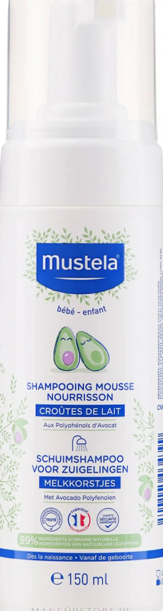 Schäumendes Shampoo für Neugeborene