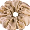 Scrunchie-Haargummi aus Naturseide golden Largy