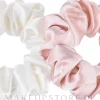 Scrunchie-Haargummi aus Naturseide Midi 2 St.