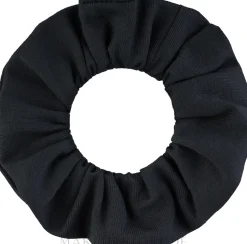 Scrunchie-Haargummi Knit Classic schwarz