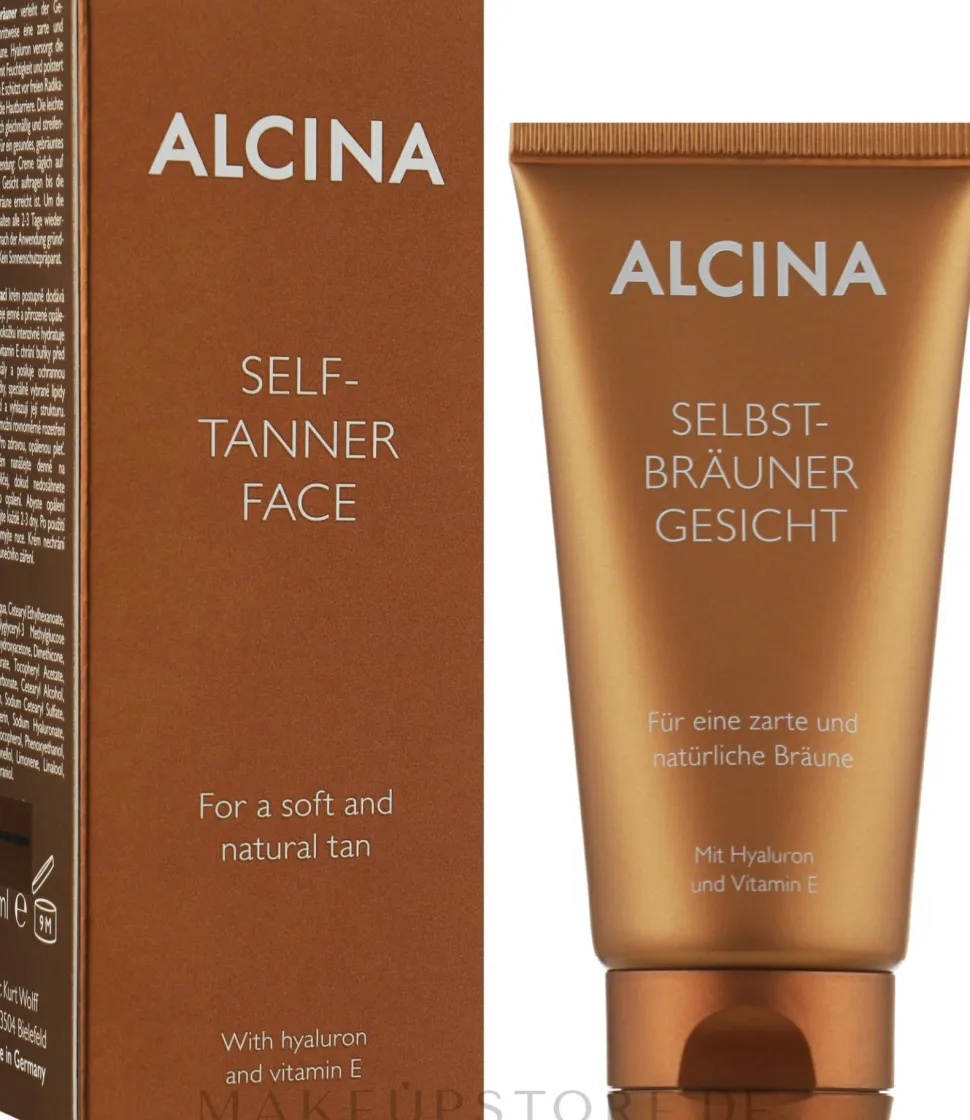 Selbstbräuner für das Gesicht mit Hyaluronsäure und Vitamin E