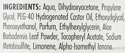 Selbstbräunungsspray für das Gesicht mit Aloe Vera und Vitamin E