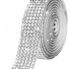 Selbstklebende Strasssteine, 6-reihiges Diamantenband