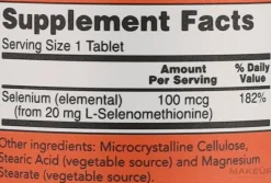Selen, 100 mg in Tabletten