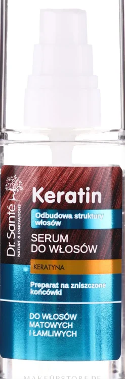 Serum für stumpfes und sprödes Haar mit Keratin