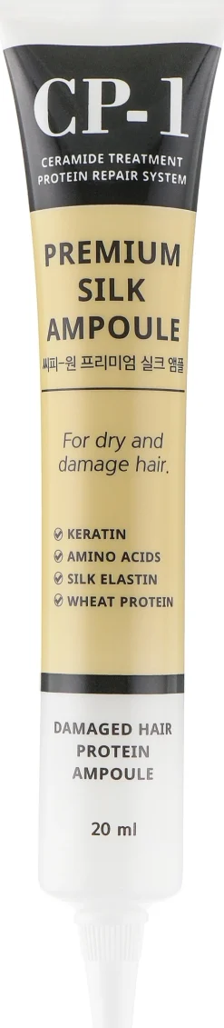 Serum für trockenes und geschädigtes Haar mit Keratin und Seidenproteinen