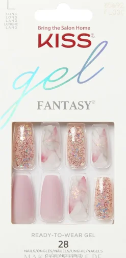 Set für künstliche Nägel mit Kleber L