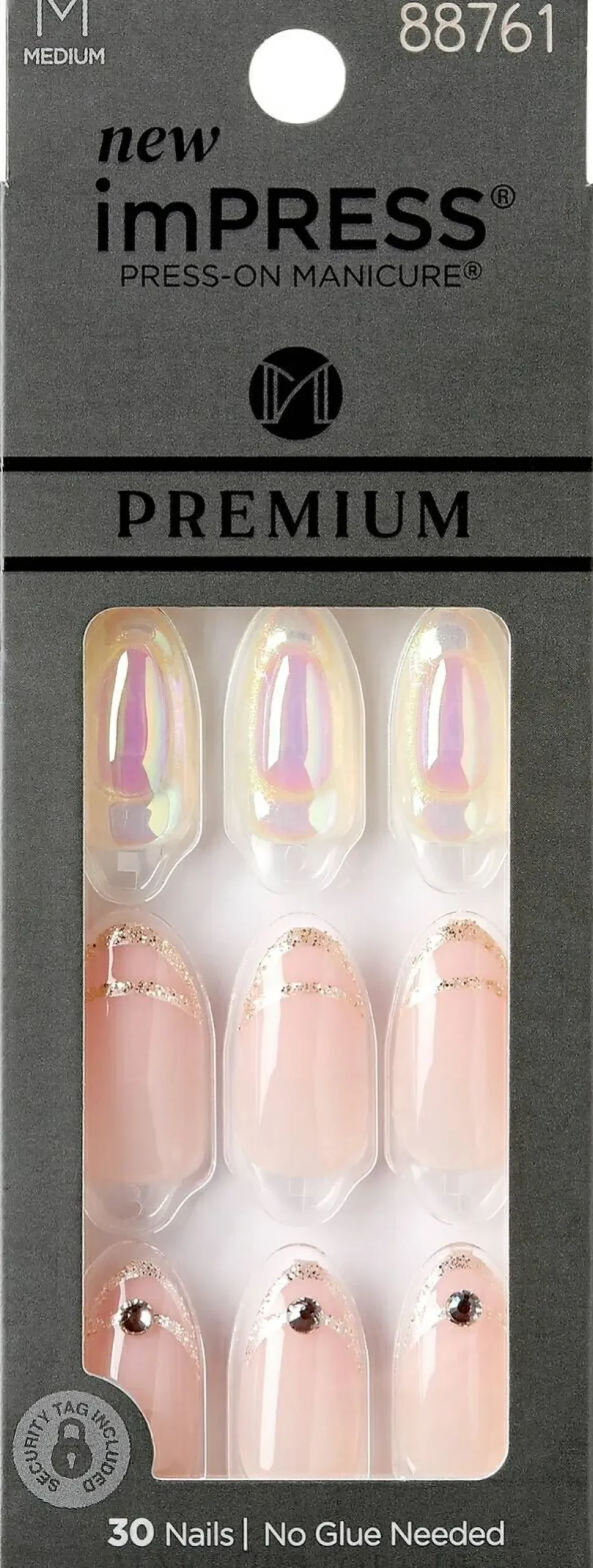 Set für künstliche Nägel mit Kleber