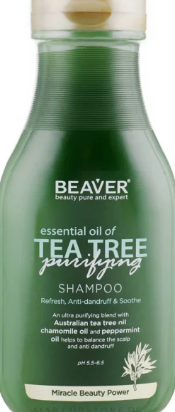 Shampoo für fettiges Haar mit Teebaumöl