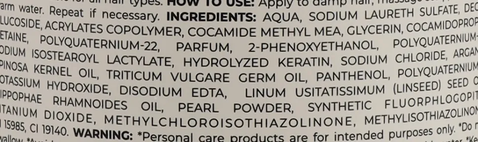 Shampoo für gefärbtes und gebleichtes Haar