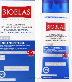 Shampoo gegen Haarausfall und Shuppen