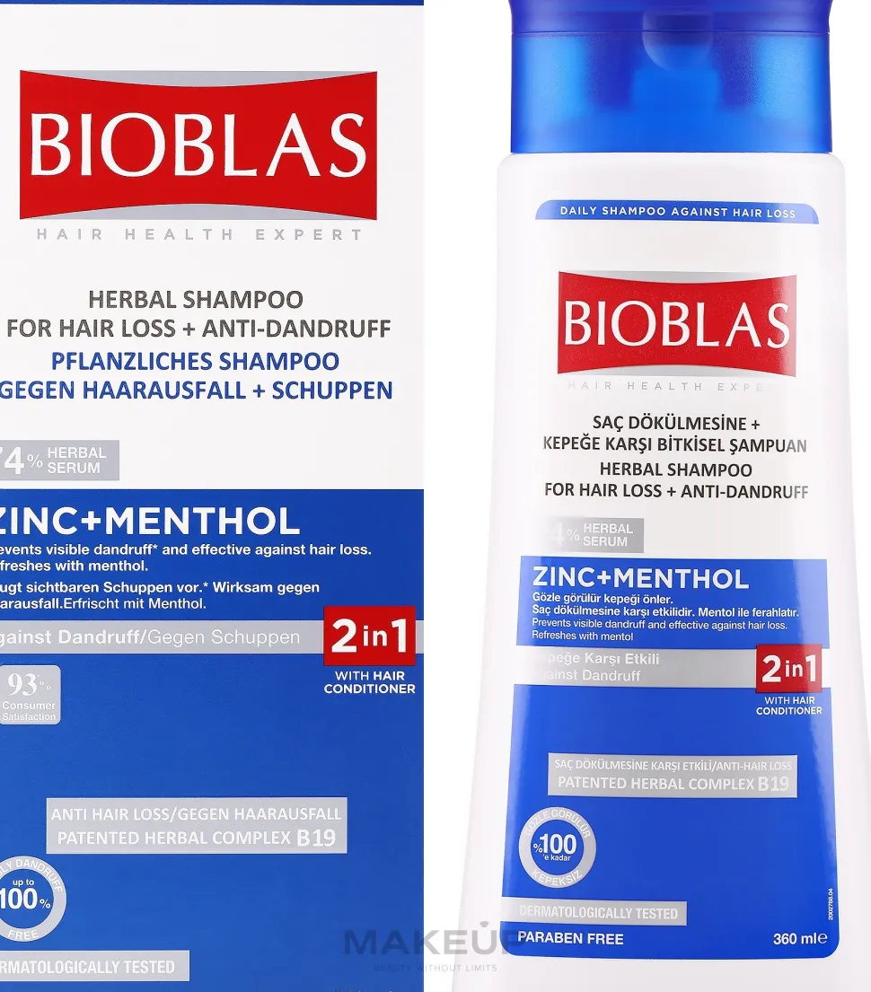 Shampoo gegen Haarausfall und Shuppen