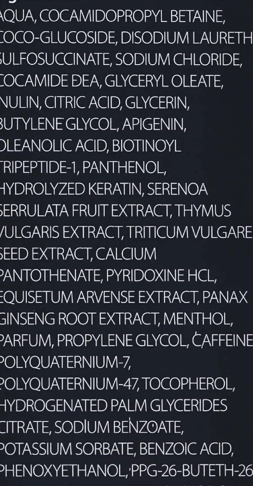 Shampoo gegen Haarausfall für Männer