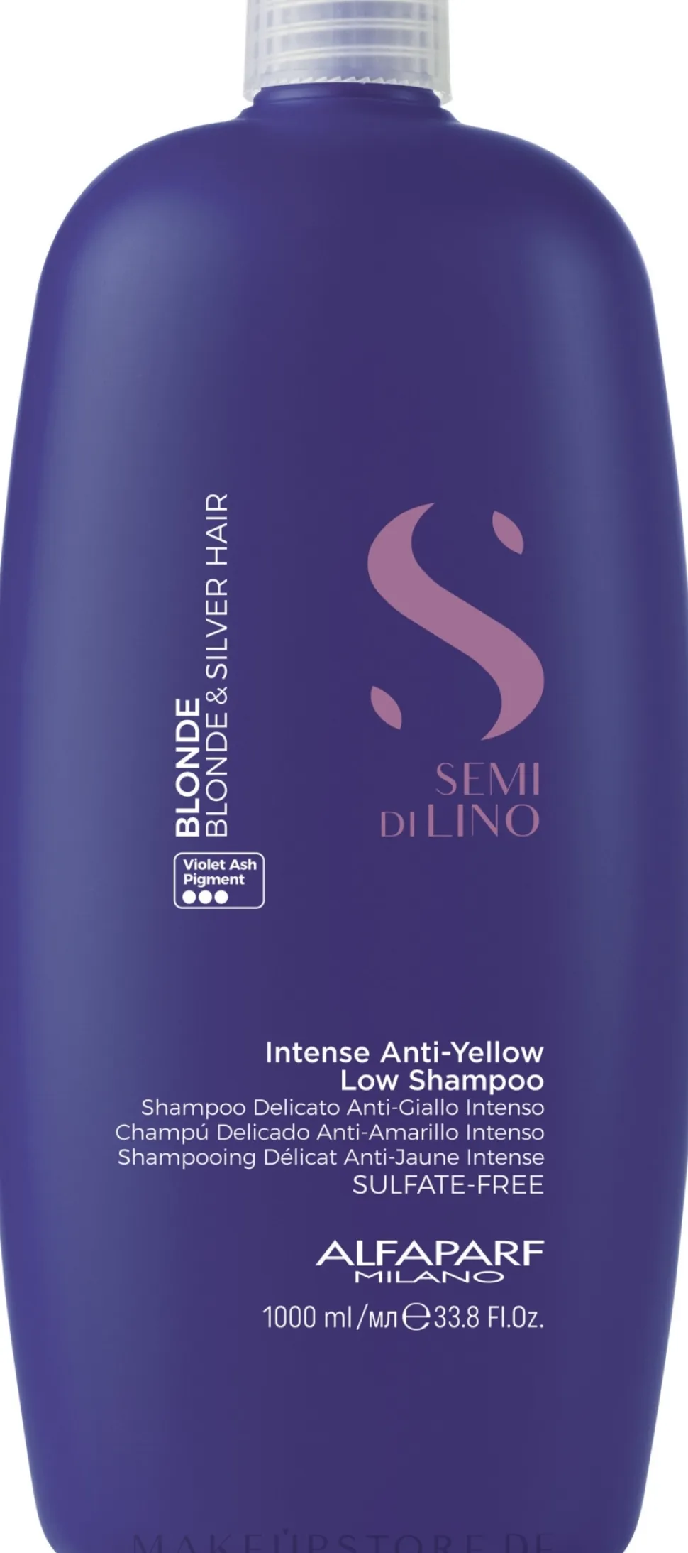 Shampoo mit Anti-Gelbstich-Effekt für natürliches und gebleichtes blondes und graues Haar