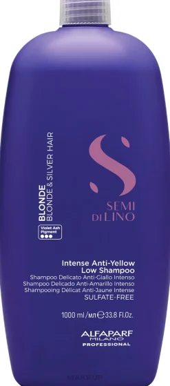 Shampoo mit Anti-Gelbstich-Effekt für natürliches und gebleichtes blondes und graues Haar