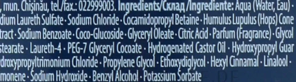 Shampoo mit Hopfen-Extrakt für Männer