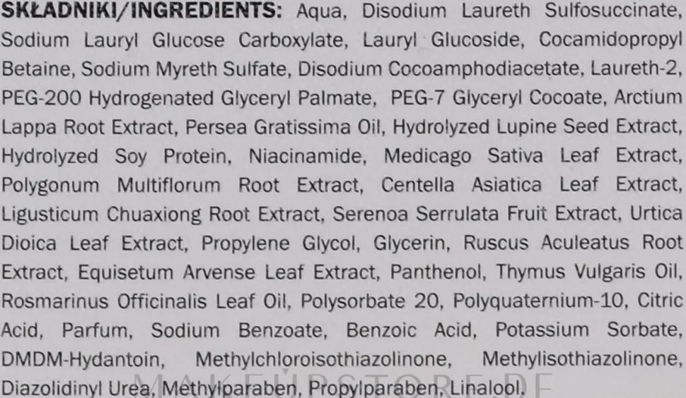 Shampoo mit Klette gegen Haarausfall und zum Wachstum