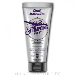 Shampoo mit violetten Pigmenten gegen gelbes Haar und Bart