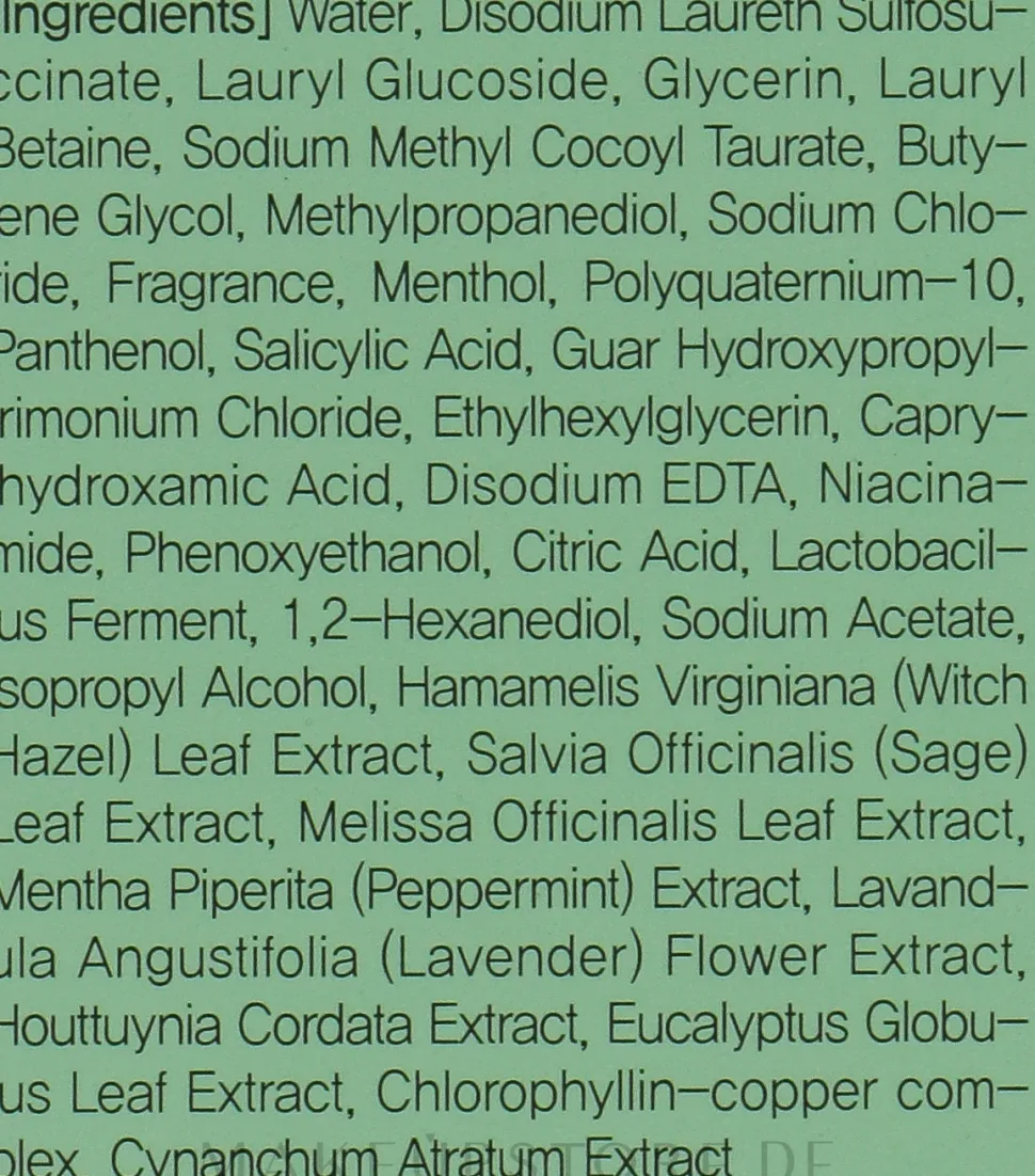 Shampoo zur Tiefenreinigung der Kopfhaut