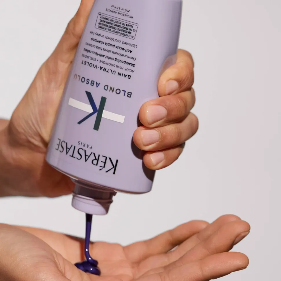 Shampoo für kühle Blondtöne ohne Gelbstich