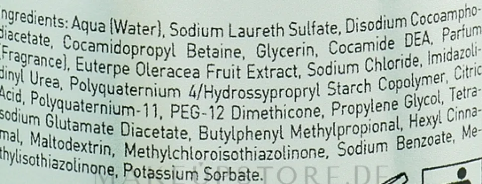 Shampoo für mehr Volumen mit Acai-Extrakt für dünnes Haar