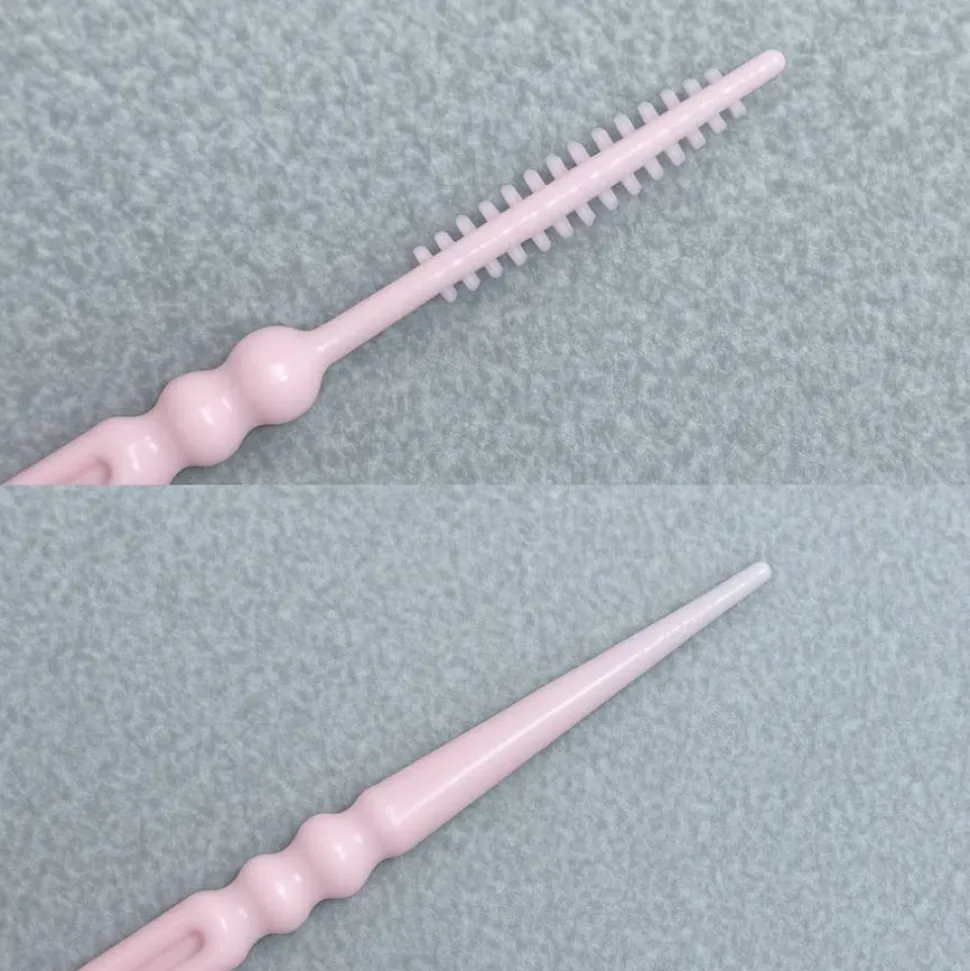 Silikon-Zwischenraumbürsten, beidseitig, rosa, 200 Stk.
