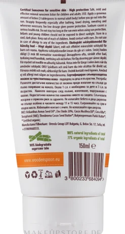 Sonnenschützende Körper- und Gesichtslotion für Babys und Erwachsene SPF 30