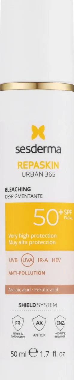 Sonnenschutzcreme für das Gesicht mit depigmentierender Wirkung