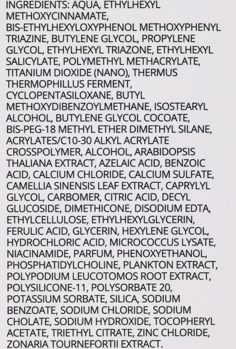Sonnenschutzcreme für das Gesicht mit depigmentierender Wirkung