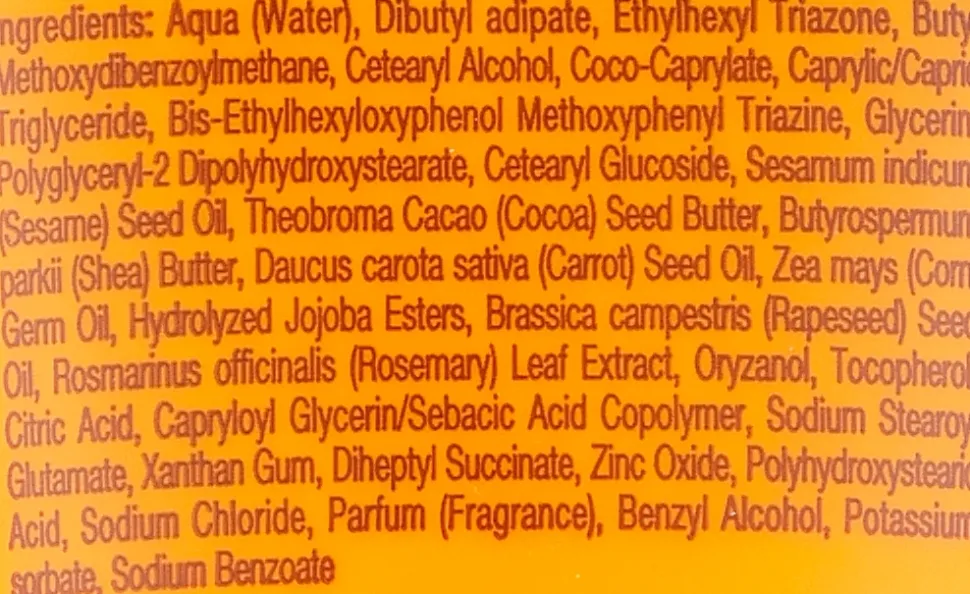 Sonnenschutzcreme für Körper und Gesicht mit Karotten, Sesamöl und Sheabutter für überempfindliche Haut SPF 30