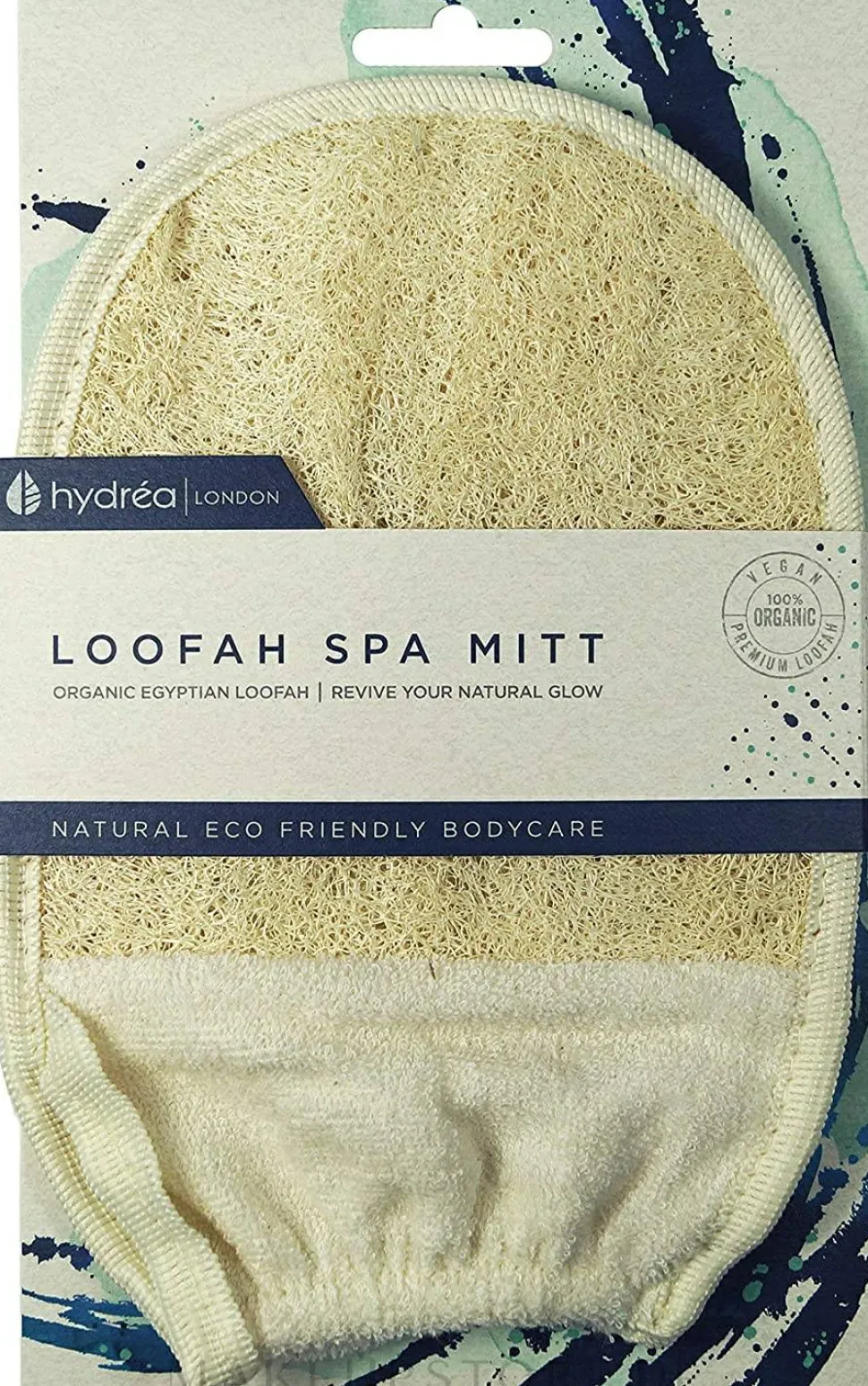 Spa-Handschuh aus Luffa und Baumwolle