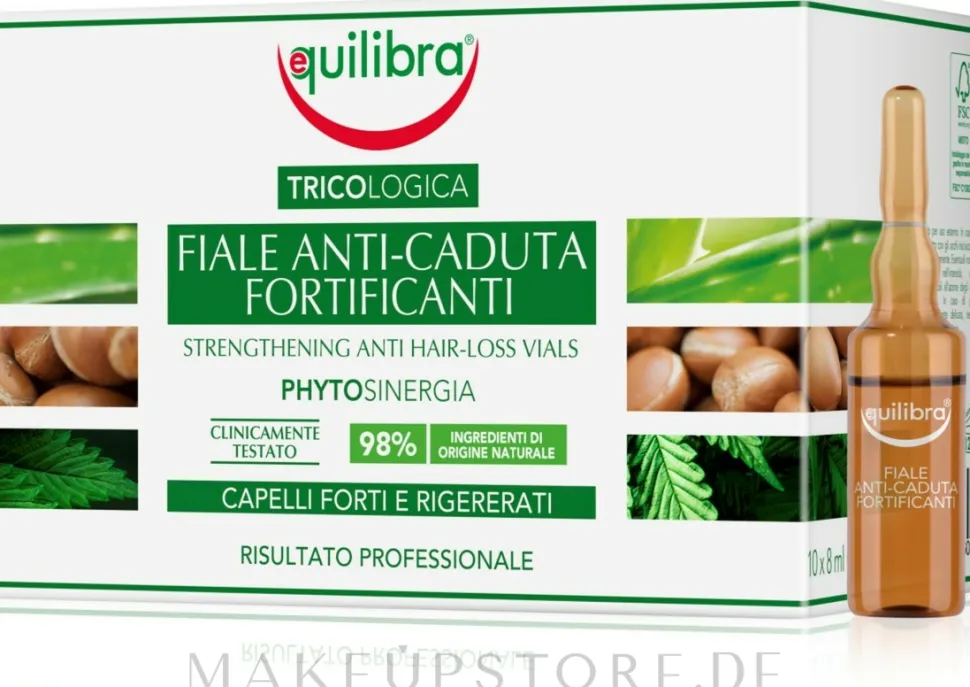 Stärkende Ampullen gegen Haarausfall mit Aloe Vera, Arganöl und pflanzlichem Keratin