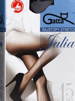 Strumpfhose Julia Stretch 15 DEN, nero