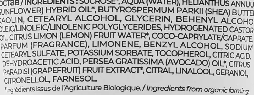 Styling-Haarpaste mit Grapefruit und Zitrone Starker Halt