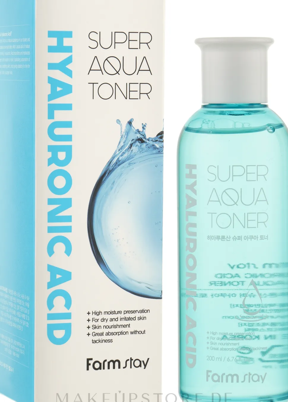 Super feuchtigkeitsspendender Toner mit Hyaluronsäure