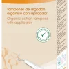 Tampons aus Bio-Baumwolle mit Applikator Super Plus 12 St.