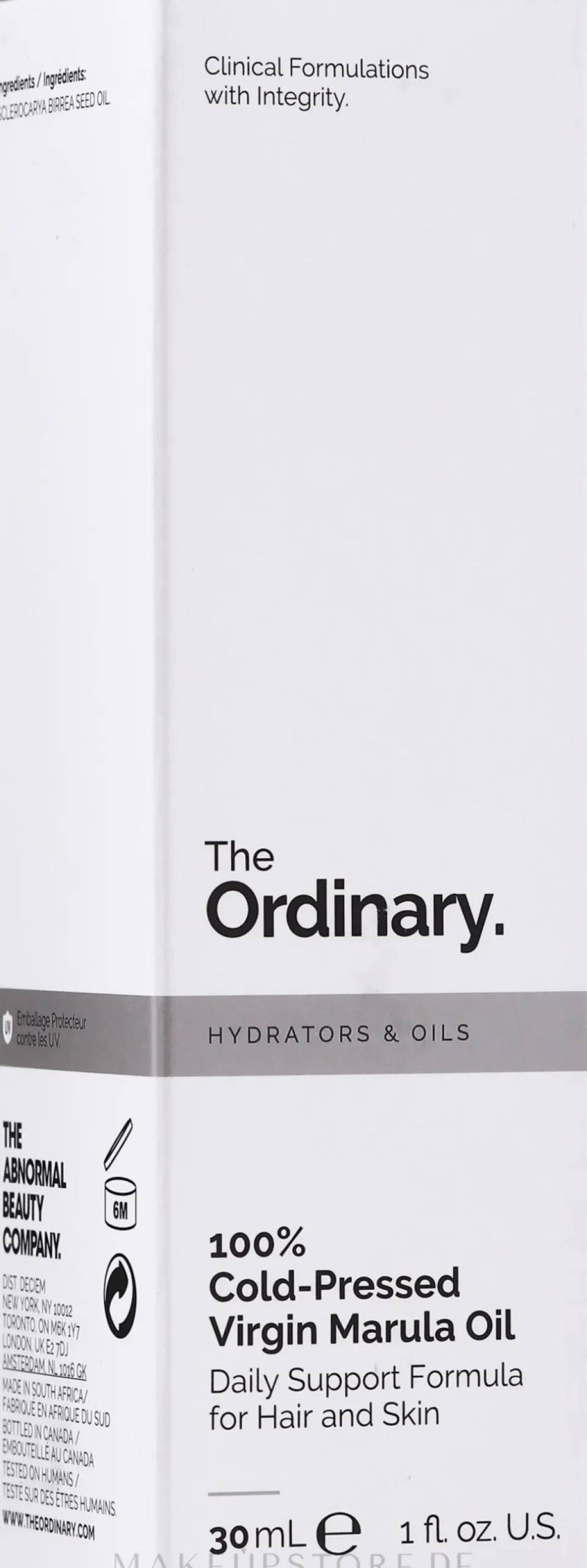 The Ordinary 100% Cold-Pressed Virgin Marula Oil