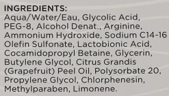 Tiefenreinigender Gesichtsschaum mit AHA- und Glykolsäure
