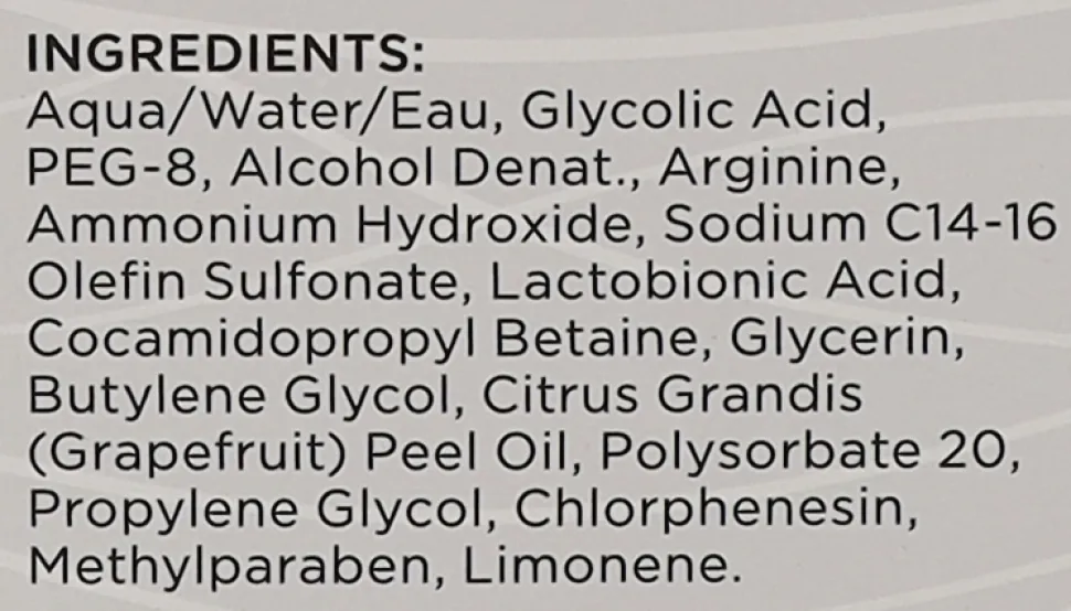 Tiefenreinigender Gesichtsschaum mit AHA- und Glykolsäure