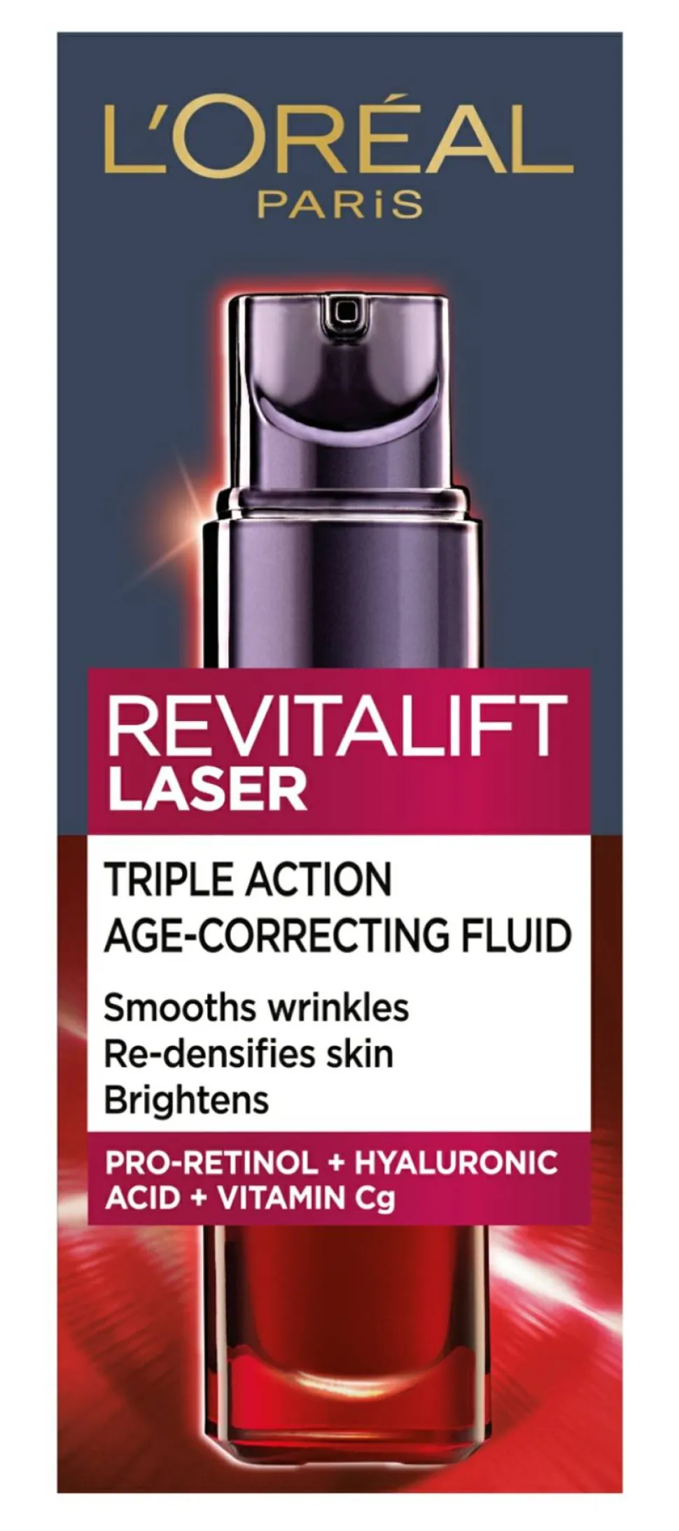 Tiefenwirksames regenerierendes Anti-Aging-Fluid mit Hyaluronsäure und Pro-Retinol