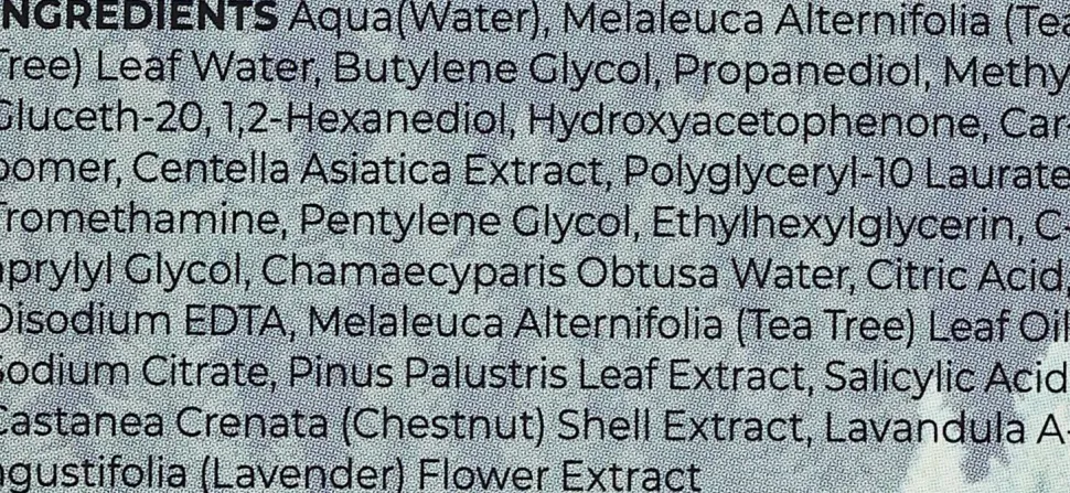 Toner für fettige und zu Akne neigende Haut