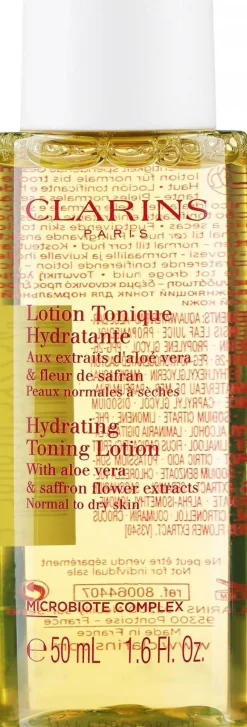 Tonisierende und feuchtigkeitsspendende Gesichtslotion mit Aloe Vera- und Safranblütenextrakt
