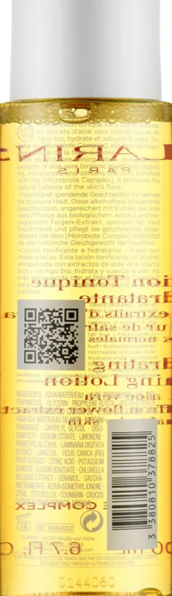Tonisierende und feuchtigkeitsspendende Gesichtslotion mit Aloe Vera- und Safranblütenextrakt