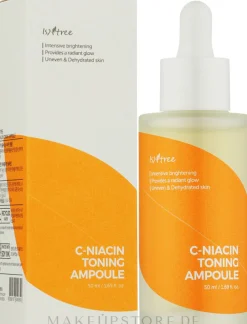 Tonisierendes und aufhellendes Gesichtsserum mit Vitaminen, Sanddornextrakt und Niacinamid