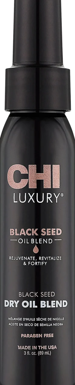 Trockenes Haaröl mit Schwarzkümmel