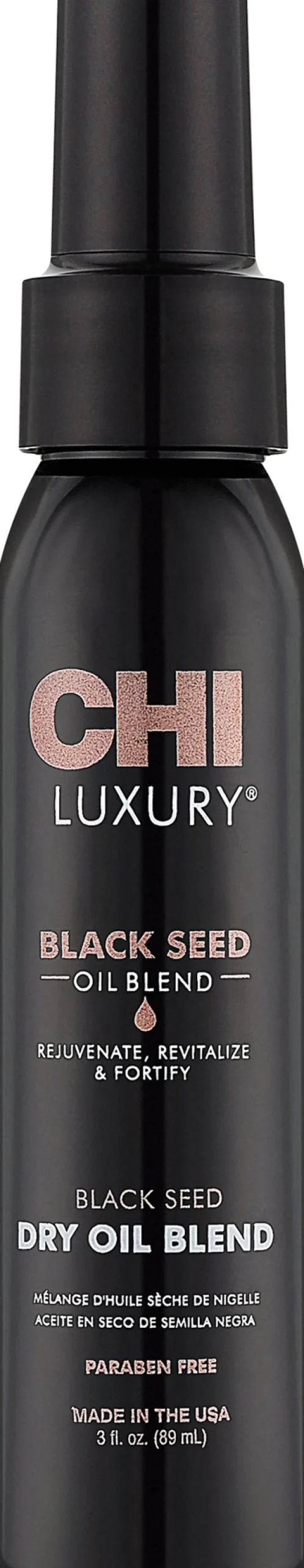 Trockenes Haaröl mit Schwarzkümmel