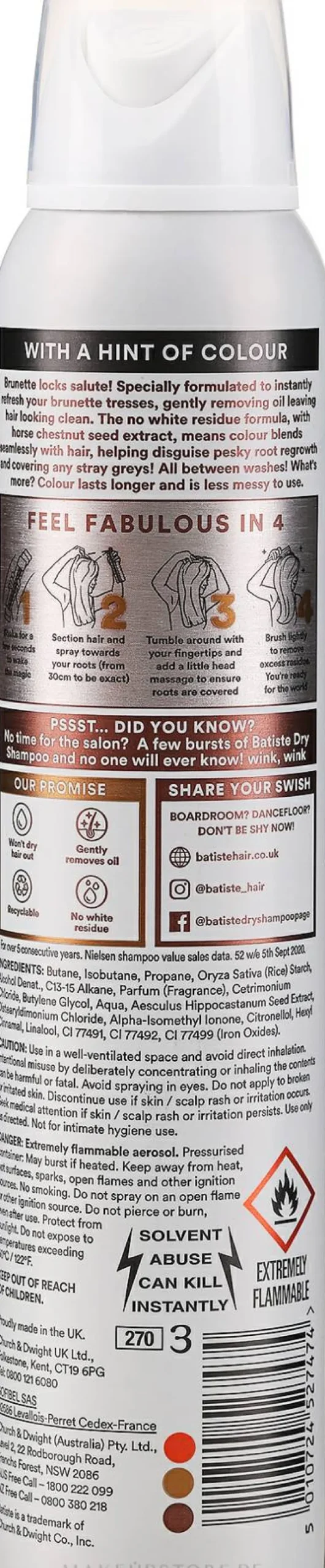 Trockenes Shampoo