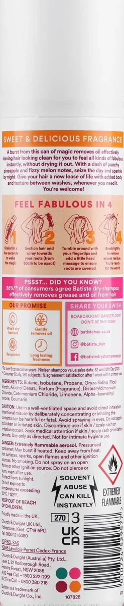 Trockenes Shampoo