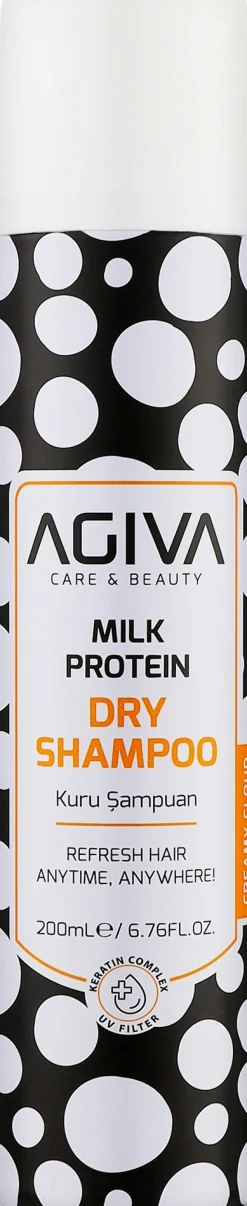 Trockenshampoo für das Haar mit Milchprotein