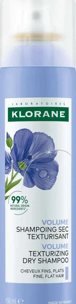 Trockenshampoo für dünnes und volumenloses Haar mit Bio-Flachs